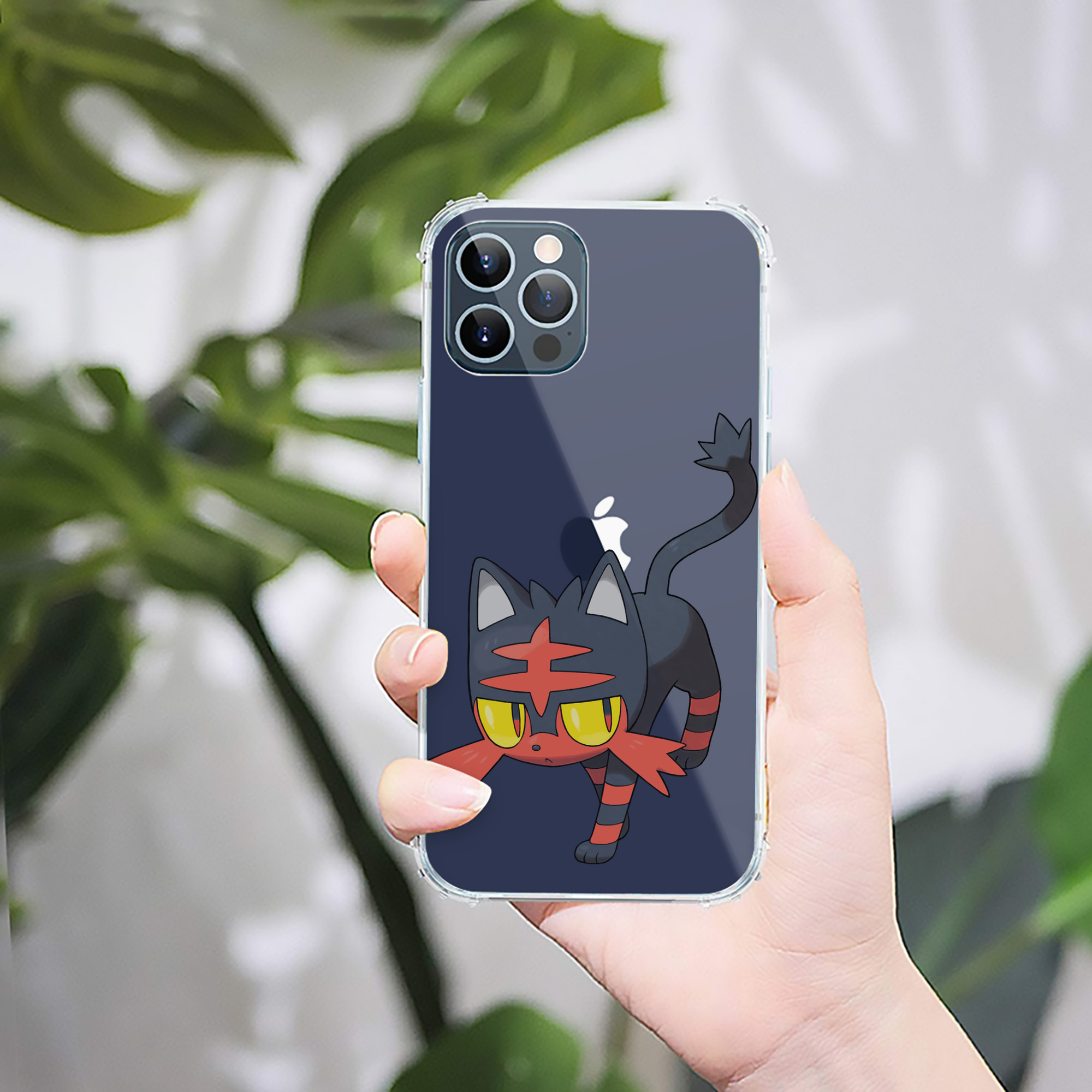 （画像用） ポケットモンスター Pokémon 【iPhone 12シリーズ対応】透明スマホケース（クリアソフトケース）